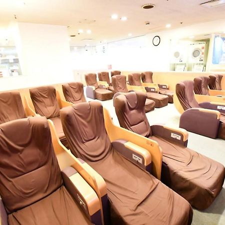 Capsule Hotel Asahi Plaza Shinsaibashi Osaka Exterior foto